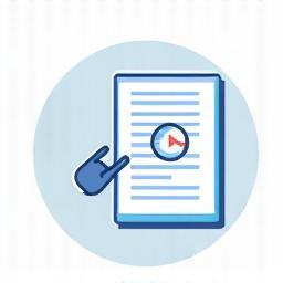 Icon representing filling out a form or data entry fields